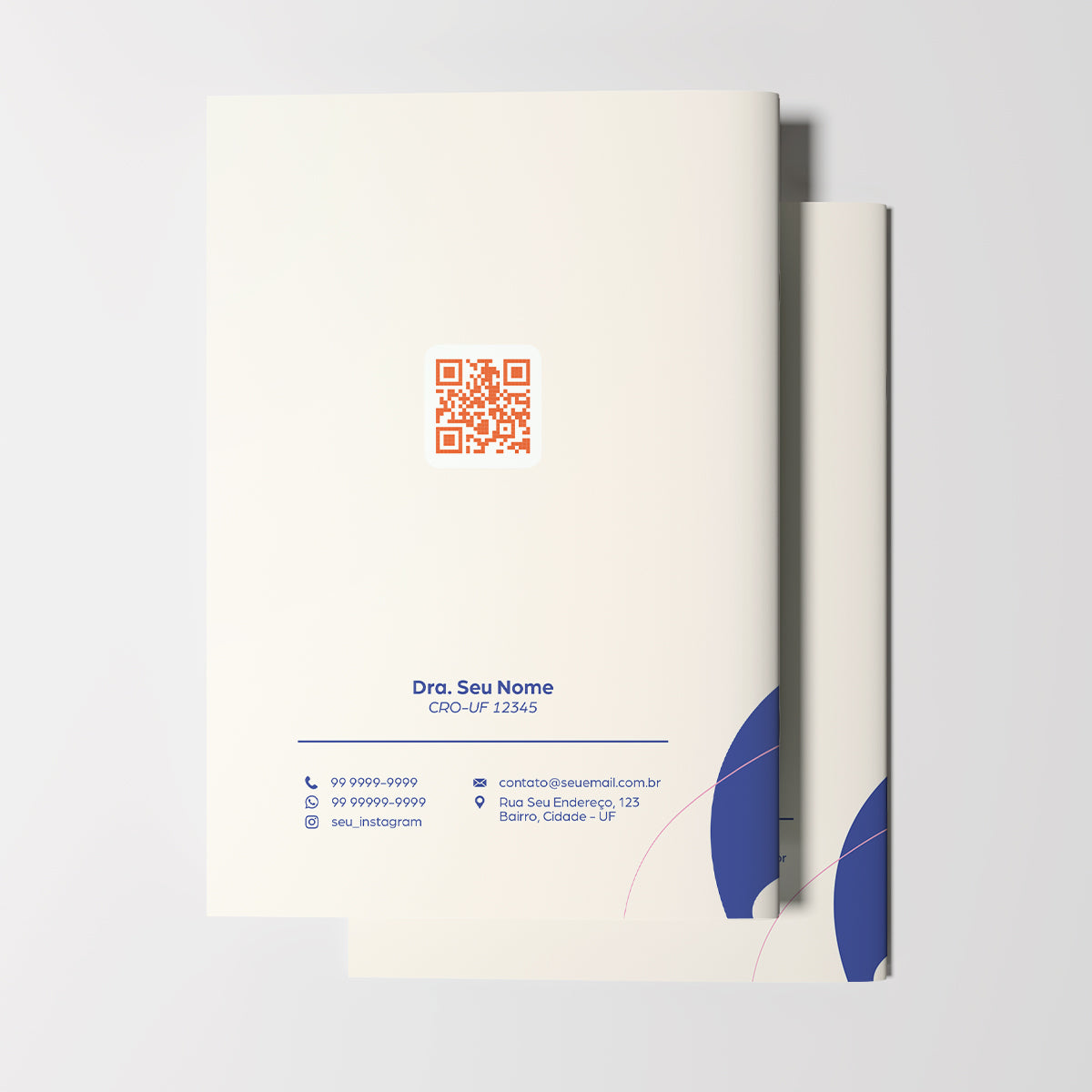 Carteira de Acompanhamento Odontopediátrico 8 Páginas | Modelo 007