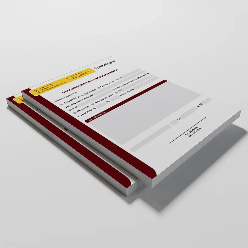 Declaração de Comparecimento | Modelo 001