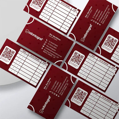 Cartão de Retorno Retangular | Modelo 001