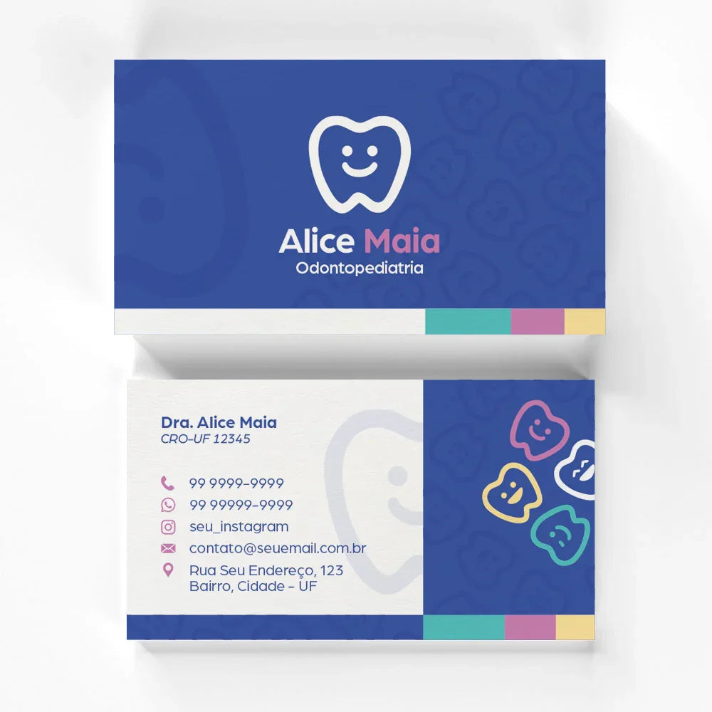 Cartão de Visita Retangular | Modelo 002