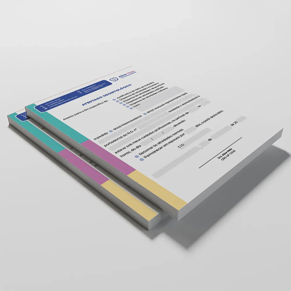 Atestado Odontológico | Modelo 002