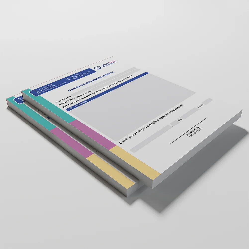 Carta de Encaminhamento Odontológico | Modelo 002