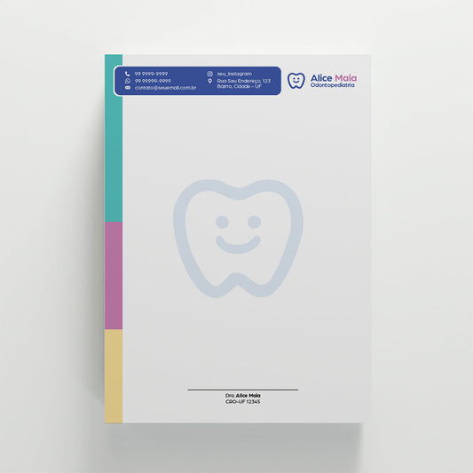 Receituário Simples | Modelo 002