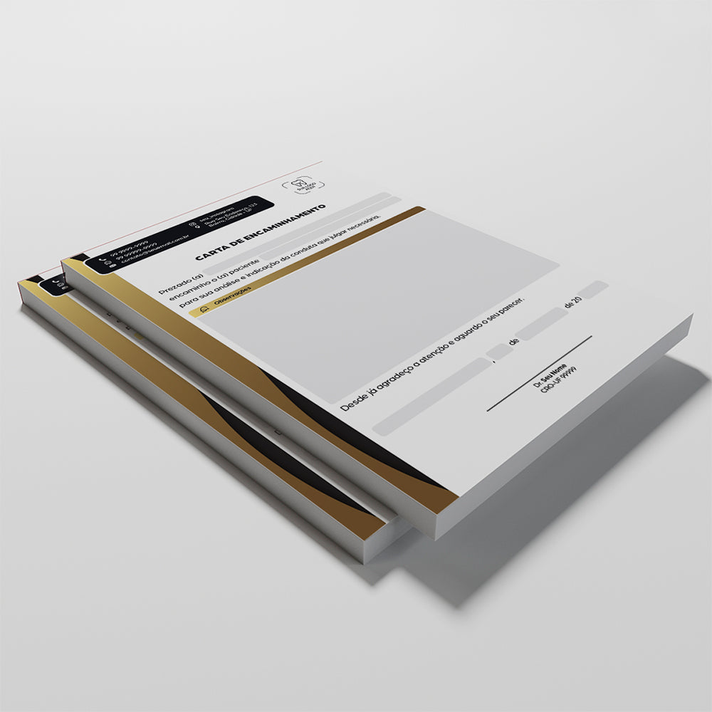 Carta de Encaminhamento Odontológico | Modelo 004