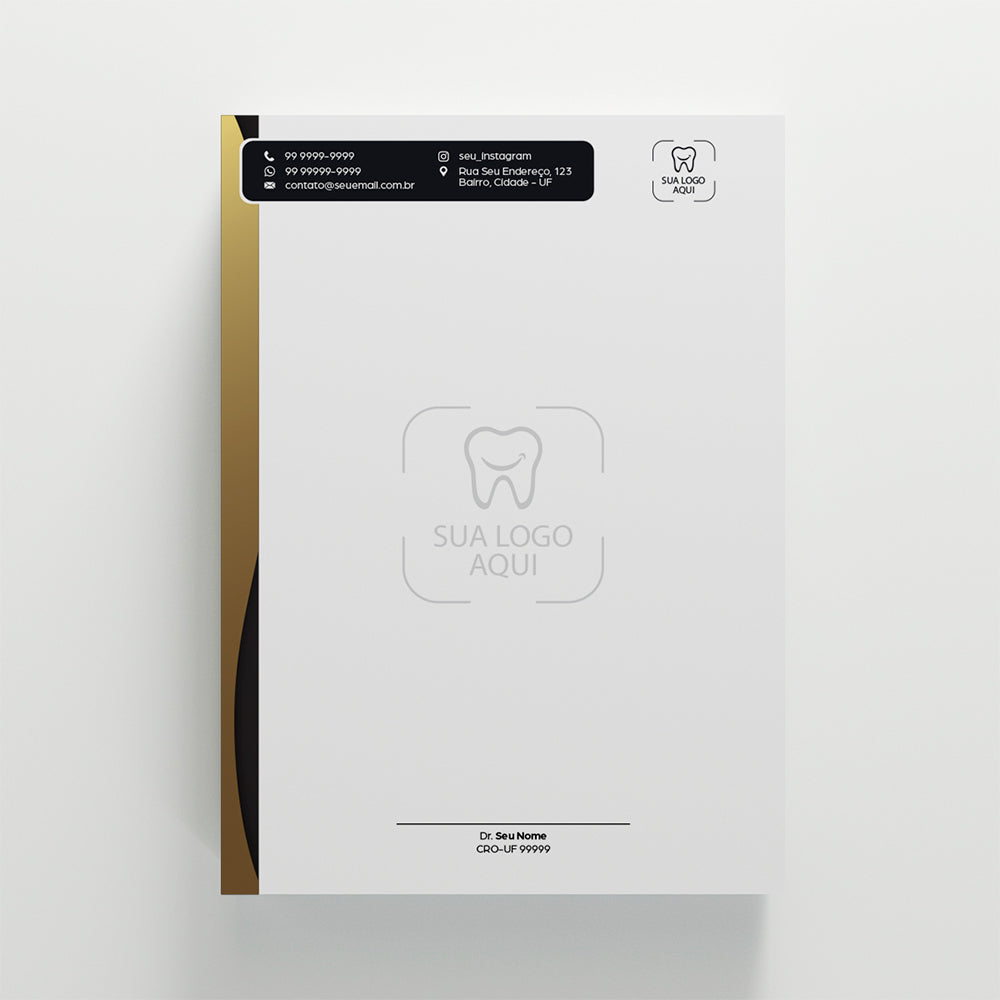 Receituário Simples | Modelo 004