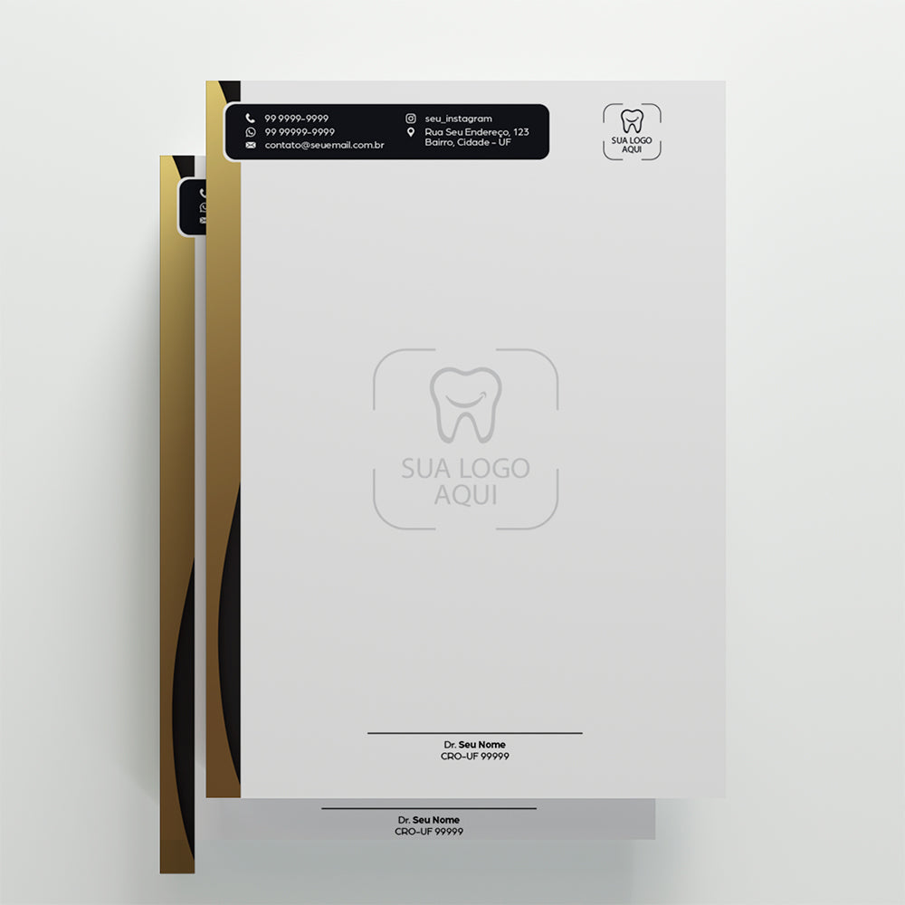 Receituário Simples | Modelo 004