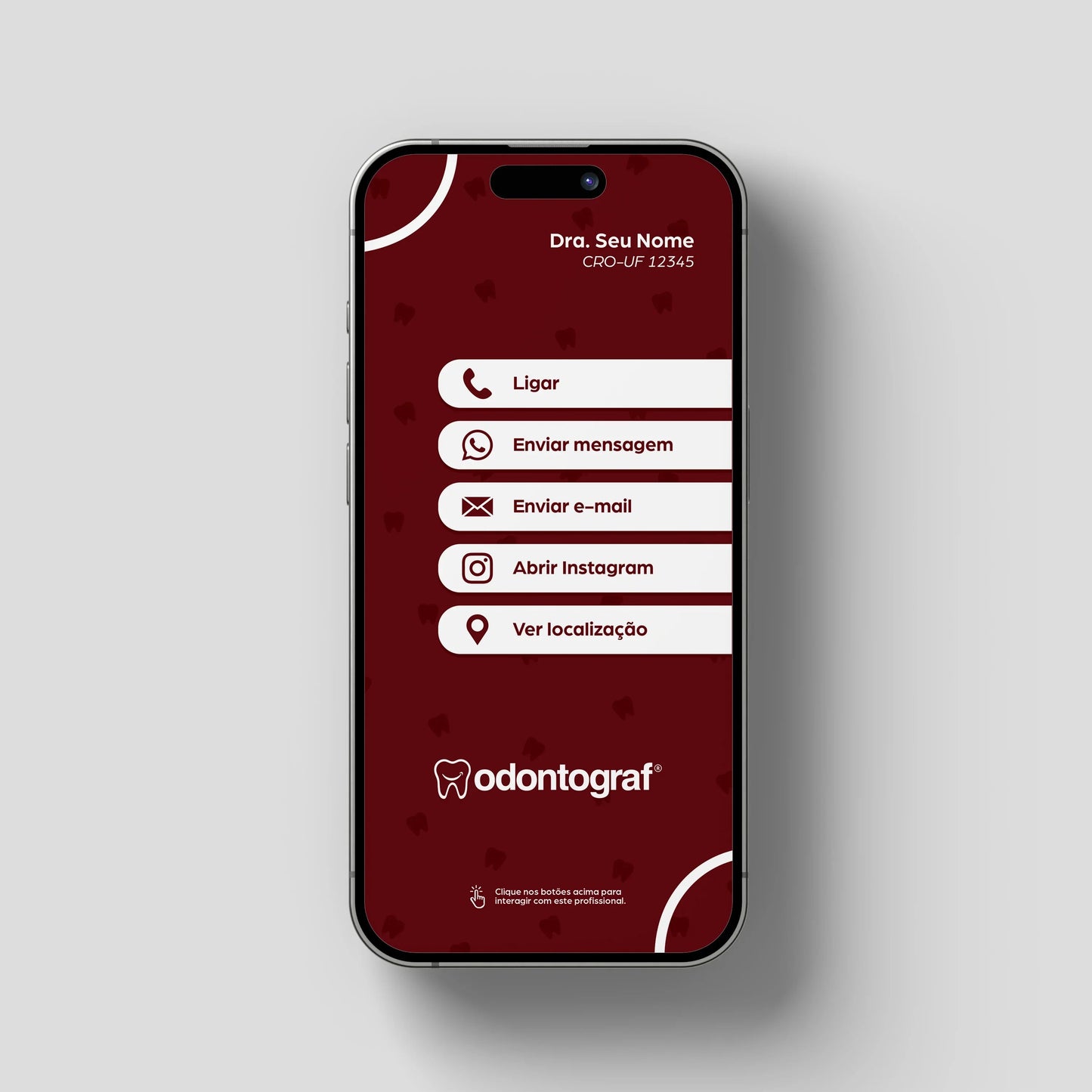 Cartão de Visita em Formato Digital | Modelo 001