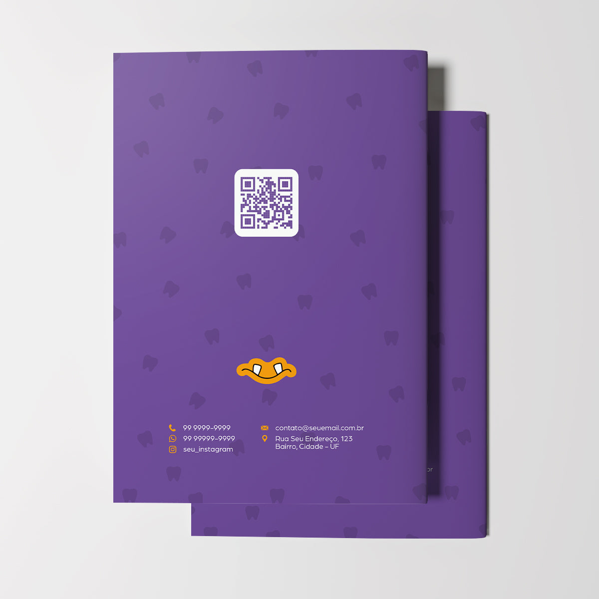 Carteira de Acompanhamento Odontopediátrico 8 Páginas | Modelo 003