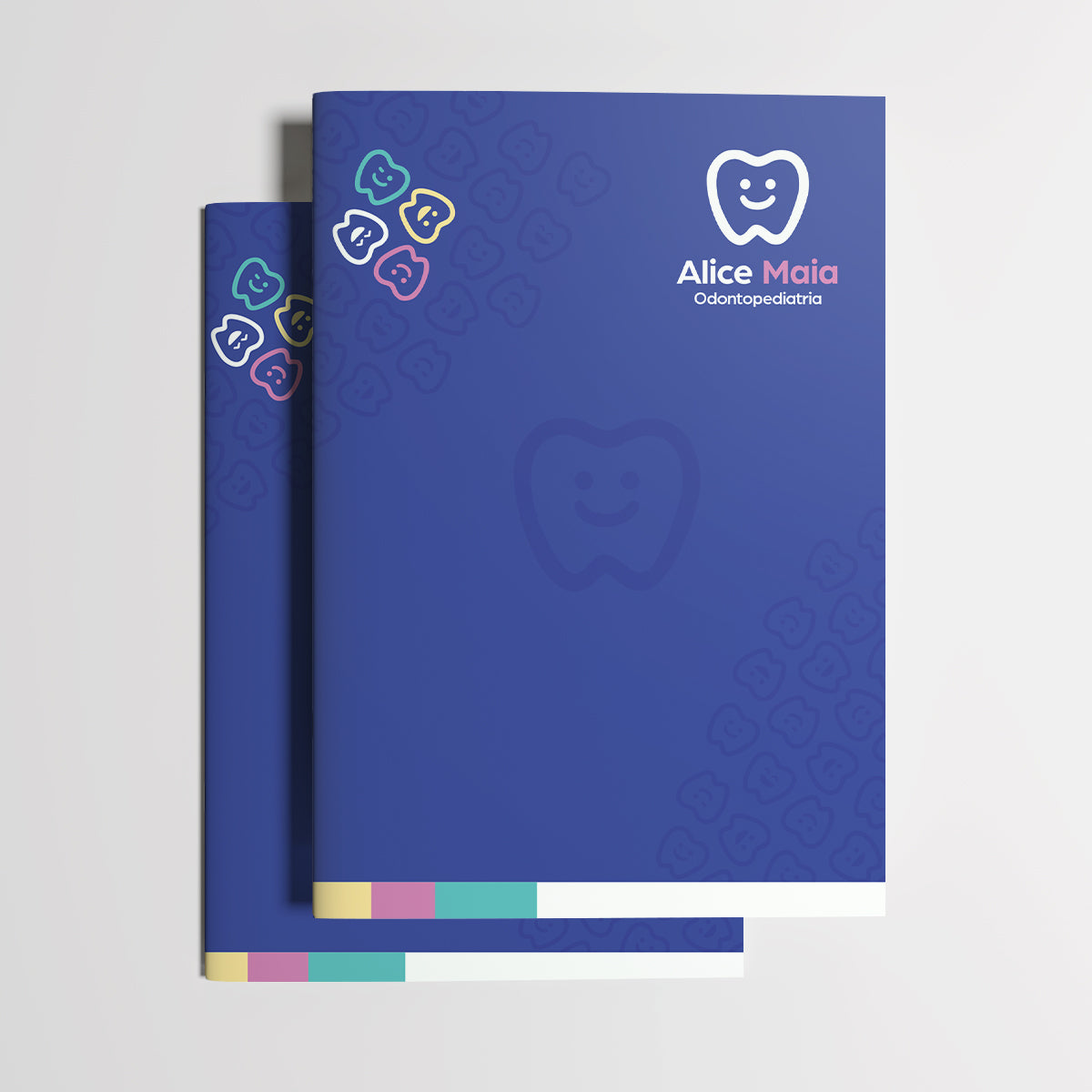 Carteira de Acompanhamento Odontopediátrico 8 Páginas | Modelo 002