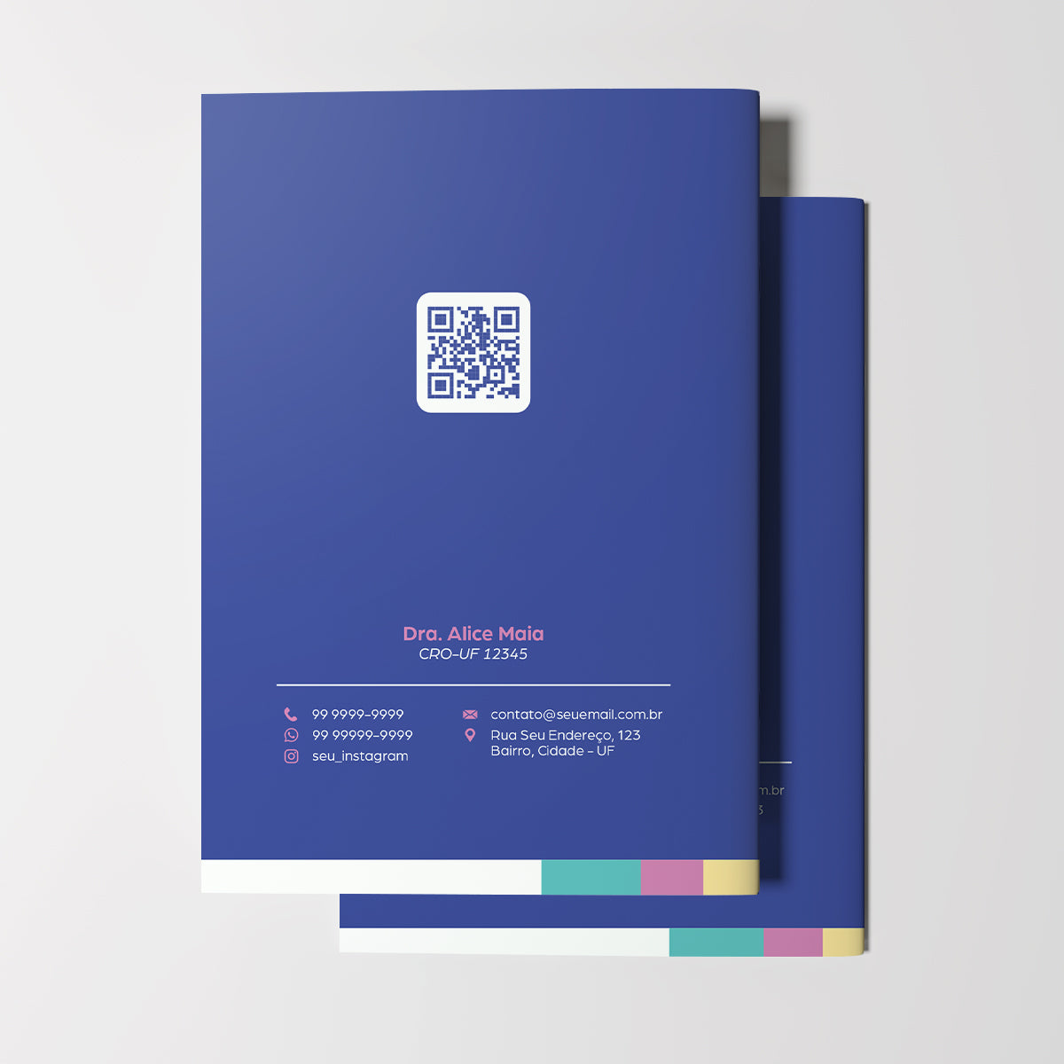 Carteira de Acompanhamento Odontopediátrico 8 Páginas | Modelo 002