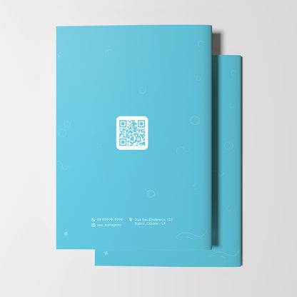 Carteira de Acompanhamento Odontopediátrico 8 Páginas | Modelo 005