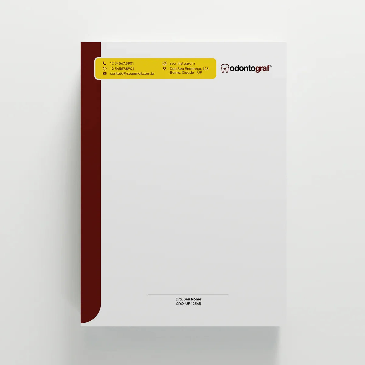 Receituário Simples | Modelo 001